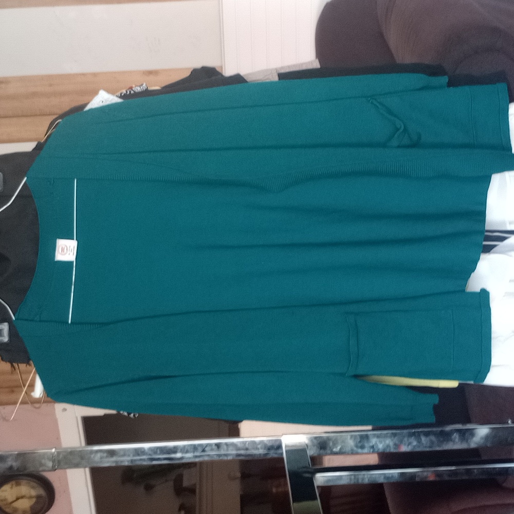 Teal Cardigan